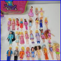 Lot of Polly Pocket Vintage Dolls Girls, Boys, and Accessories Mega Collection