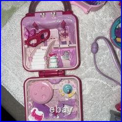 Lot of Vintage Bluebird Polly Pocket Houses Compacts withdolls & more 90's
