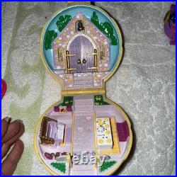 Lot of Vintage Bluebird Polly Pocket Houses Compacts withdolls & more 90's