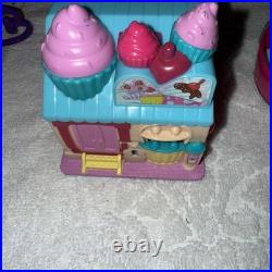 Lot of Vintage Bluebird Polly Pocket Houses Compacts withdolls & more 90's