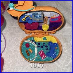 Lot of Vintage Bluebird Polly Pocket Houses Compacts withdolls & more 90's