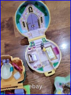 Lot of Vintage Polly Pocket Bluebird Figure And Accessories