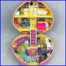 Lucy Locket Large Dream House with Polly Pocket Doll Heart Case 1992 Bluebird Vtg