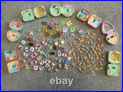 MASSIVE Amount Of Vintage Polly Pocket Rings, Accessories, Figures VGC 135 Items