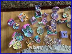 MASSIVE Lot VINTAGE POLLY POCKET BLUEBIRD COMPACTS PEOPLE HOUSES PETS etc. RARE