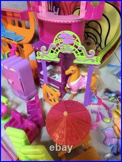 MASSIVE Vintage Y2K Polly Pocket-Lot of 30 + Dolls & Pets + Vehicles & Clothes