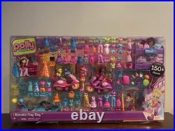 Mattel (2012) Polly Pocket Ultimate Play Day X8891 150+ Pieces Brand New Rare