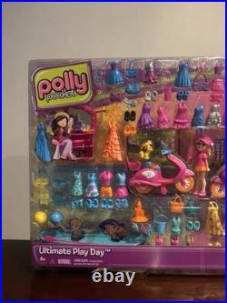 Mattel (2012) Polly Pocket Ultimate Play Day X8891 150+ Pieces Brand New Rare