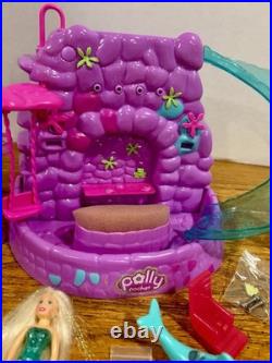 Mattel VTG 2005 Polly Pocket Fountain Falls Water Park Playset Dolls/Accessories