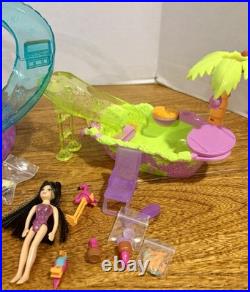 Mattel VTG 2005 Polly Pocket Fountain Falls Water Park Playset Dolls/Accessories