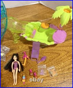 Mattel VTG 2005 Polly Pocket Fountain Falls Water Park Playset Dolls/Accessories