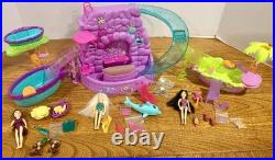 Mattel VTG 2005 Polly Pocket Fountain Falls Water Park Playset Dolls/Accessories