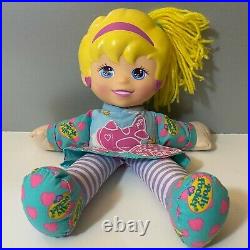 Mattel Vintage Polly Pocket 1995 Bluebird Toys Soft Huggable Friend Polly Doll