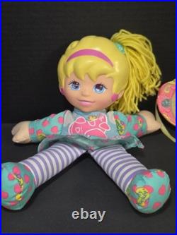 Mattel Vintage Polly Pocket 1995 Bluebird Toys Soft Huggable Friend Polly Doll