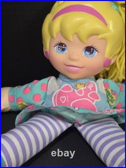 Mattel Vintage Polly Pocket 1995 Bluebird Toys Soft Huggable Friend Polly Doll