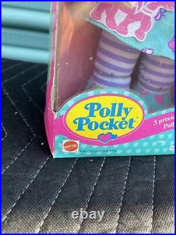 Mattel Vtg. Polly Pocket 1995 Bluebird Toys Soft Huggable Doll Sealed Box Damge