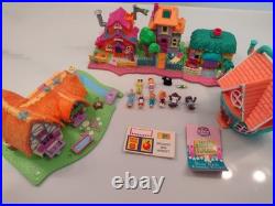Mixed Lot of 5 VTG Polly Pocket Bluebird 90s Playset Compact Doll House Figures