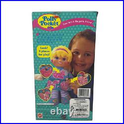 NEW Mattel Vintage Polly Pocket 1995 Bluebird Toys Soft Huggable Doll NRFB
