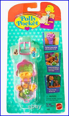 NEW Polly Pocket Polly Loves Bear SEALED 1995 Mattel/Bluebird Toys