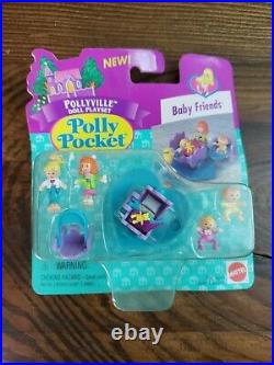 NEW RARE Polly Pocket Baby Friends Vintage 1996 Pollyville 11196 Bluebird Mattel