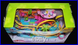 NEW! Vintage 2002 Polly Pocket PollyWorld Amusement Park, Dolls Loose, Box Wear