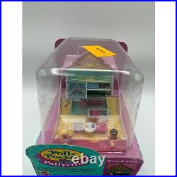 NEW Vintage Bluebird 1993 Polly Pocket Beach Cafe / Beach Holiday New In Box