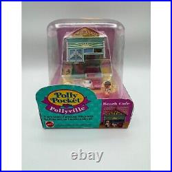 NEW Vintage Bluebird 1993 Polly Pocket Beach Cafe / Beach Holiday New In Box