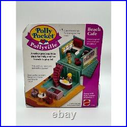 NEW Vintage Bluebird 1993 Polly Pocket Beach Cafe / Beach Holiday New In Box