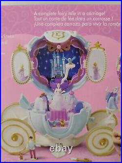 NEW Vintage Polly Pocket Disney Cinderella Royal Carriage Playset