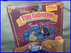 NIB 1995 Polly Pocket Disney MOC Beauty and the Beast Tiny Collection Playcase