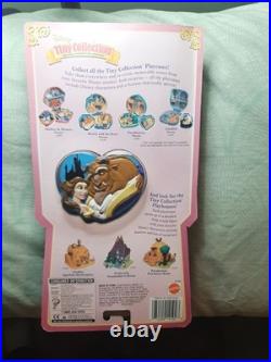 NIB 1995 Polly Pocket Disney MOC Beauty and the Beast Tiny Collection Playcase