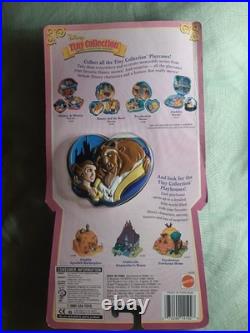 NIB 1995 Polly Pocket Disney MOC Beauty and the Beast Tiny Collection Playcase