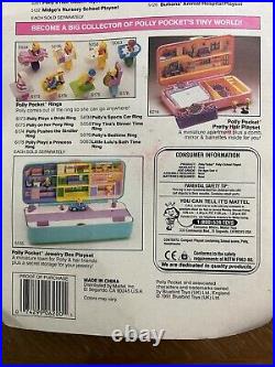 New 1990 Polly Pocket VTG Polly's School Green Compact Bluebird Toys