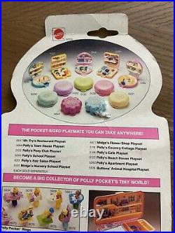 New 1990 Polly Pocket VTG Polly's School Green Compact Bluebird Toys