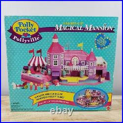 New, Polly Pocket Pollyville Light Up Magical Mansion Vintage 1994