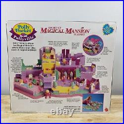 New, Polly Pocket Pollyville Light Up Magical Mansion Vintage 1994