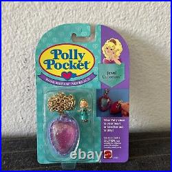 New Polly Pocket Vintage Rose Dream Necklace Locket 1993