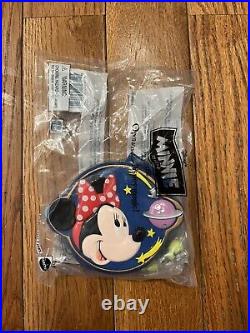 New Vintage 90s Polly Pocket Disney Minnie Mouse Space Compact Toy Set Bluebird