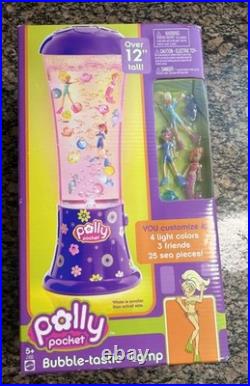 New Vintage Polly Pocket Bubble Tastic Water Lamp Light Toy Mattel