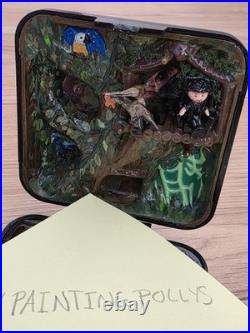 Original Vintage Bluebird Polly Pocket Jurassic Park Inspired Custom Repaint