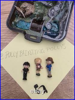 Original Vintage Bluebird Polly Pocket Jurassic Park Inspired Custom Repaint Original Vintage Bluebird Polly Pocket Jurassic Park Inspired Custom Repaint