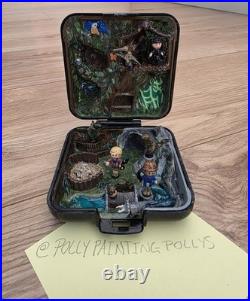 Original Vintage Bluebird Polly Pocket Jurassic Park Inspired Custom Repaint Original Vintage Bluebird Polly Pocket Jurassic Park Inspired Custom Repaint