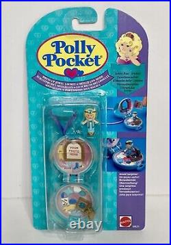 POLLY POCKET Bluebird DRESS UP JEWEL LOCKET 1993 Mattel Necklace 10625 RARE NEW