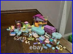 POLLY POCKET Huge Vintage Lot Dolls, Compacts, Accessories Bluebird Figures Sets