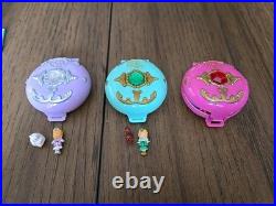 POLLY POCKET Ice Kingdom, Woodland Realm, Jeweled Palace VINTAGE Bluebird