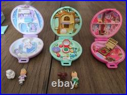 POLLY POCKET Ice Kingdom, Woodland Realm, Jeweled Palace VINTAGE Bluebird