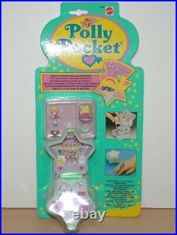 POLLY POCKET Vintage 1990 Beauty Pageant Ring & Ring Case NEW SEALED MATTEL 9109