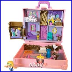 POLLY POCKET vintage Polly in Paris w orig doll skirt hats purse and Eiffel Towe