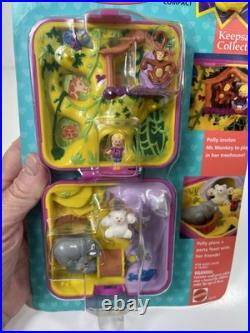 Polly Pocket 10636 Wild Zoo world compact NIP 1994 Bluebird with bonus Polly Pocket 10636 Wild Zoo world compact NIP 1994 Bluebird with bonus