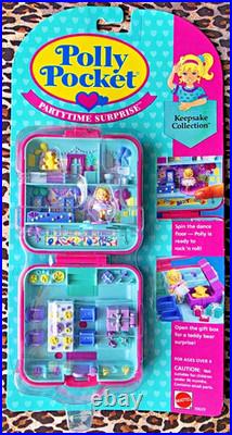 Polly Pocket 1989 Partytime Surprise Polly's Birthday Party Compact NEW SEALED